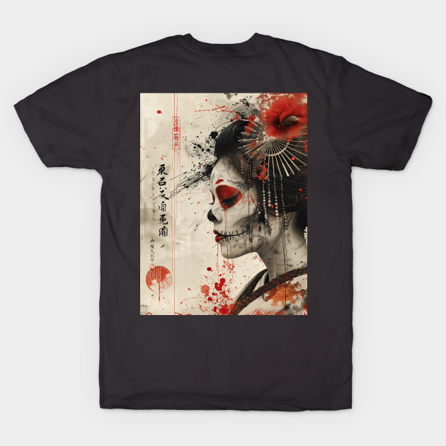 Vintage Japanese Zombie Geisha by obstinator